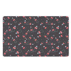 Cola Bottle Pattern Print Polyester Doormat