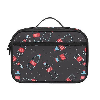Cola Bottle Pattern Print Portable Lunch Bag