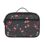 Cola Bottle Pattern Print Portable Lunch Bag