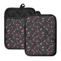 Cola Bottle Pattern Print Pot Holders With Pocket
