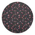Cola Bottle Pattern Print Round Blanket