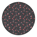 Cola Bottle Pattern Print Round Floor Mat