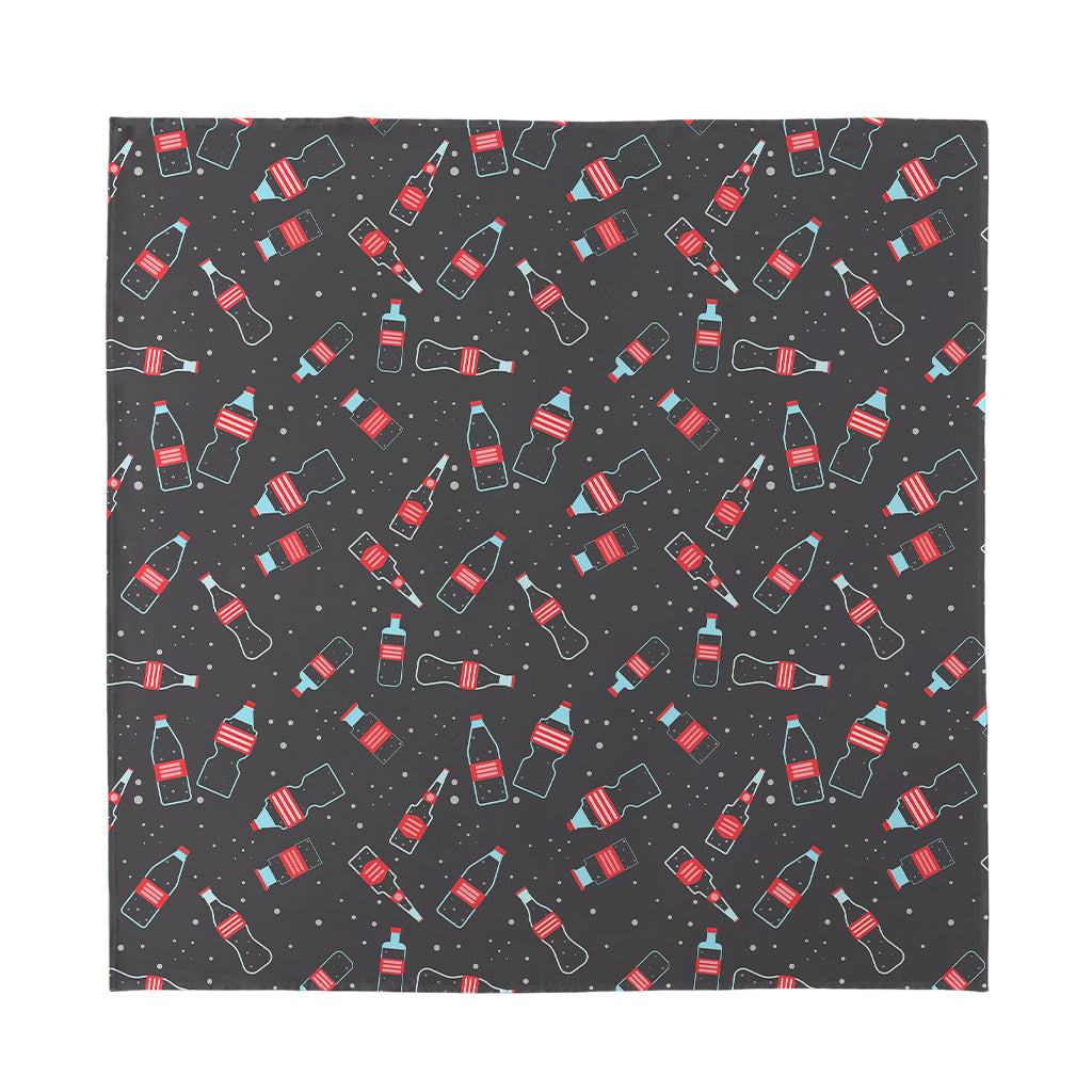 Cola Bottle Pattern Print Silk Bandana