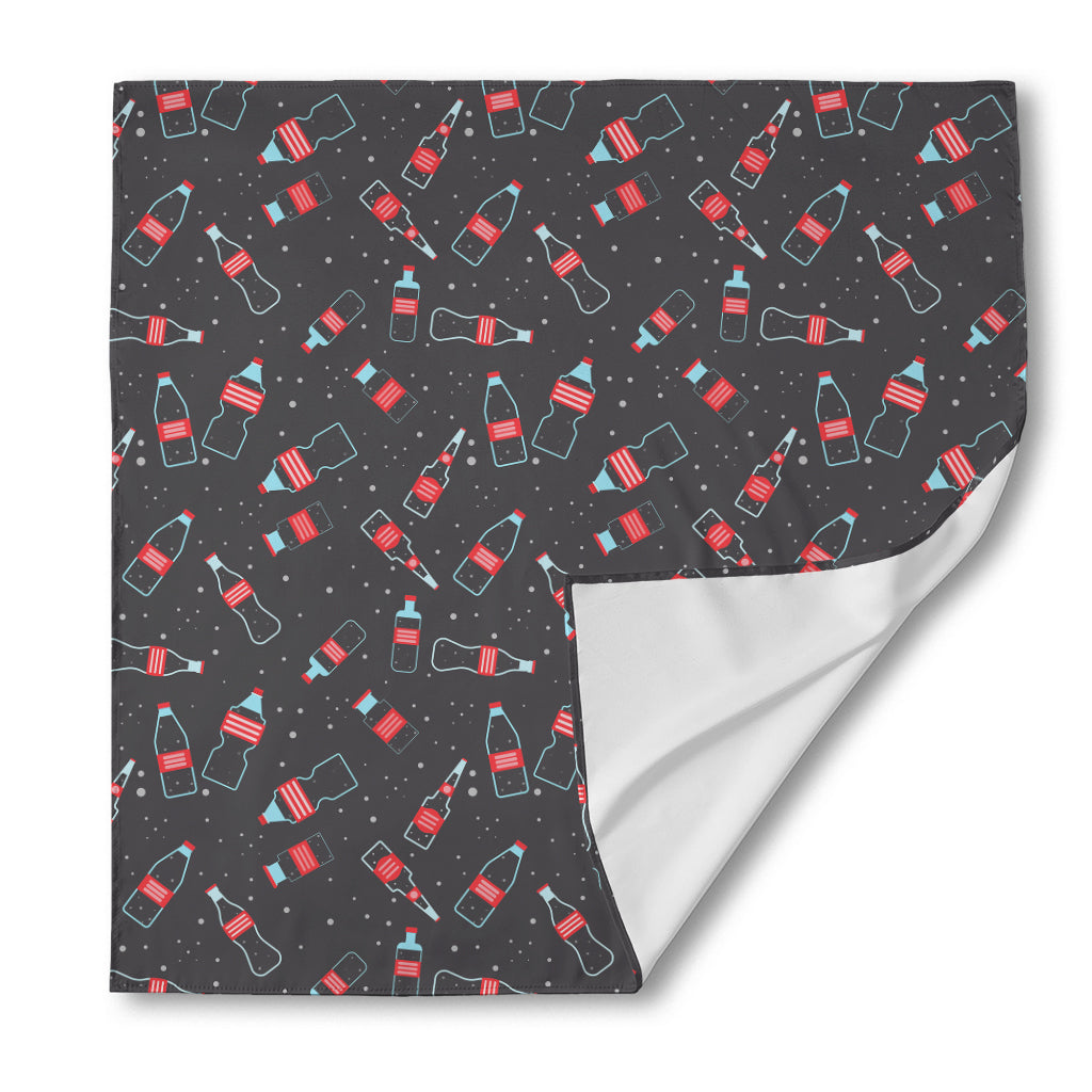 Cola Bottle Pattern Print Silk Bandana