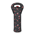Cola Bottle Pattern Print Single Neoprene Wine Tote