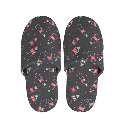 Cola Bottle Pattern Print Slippers