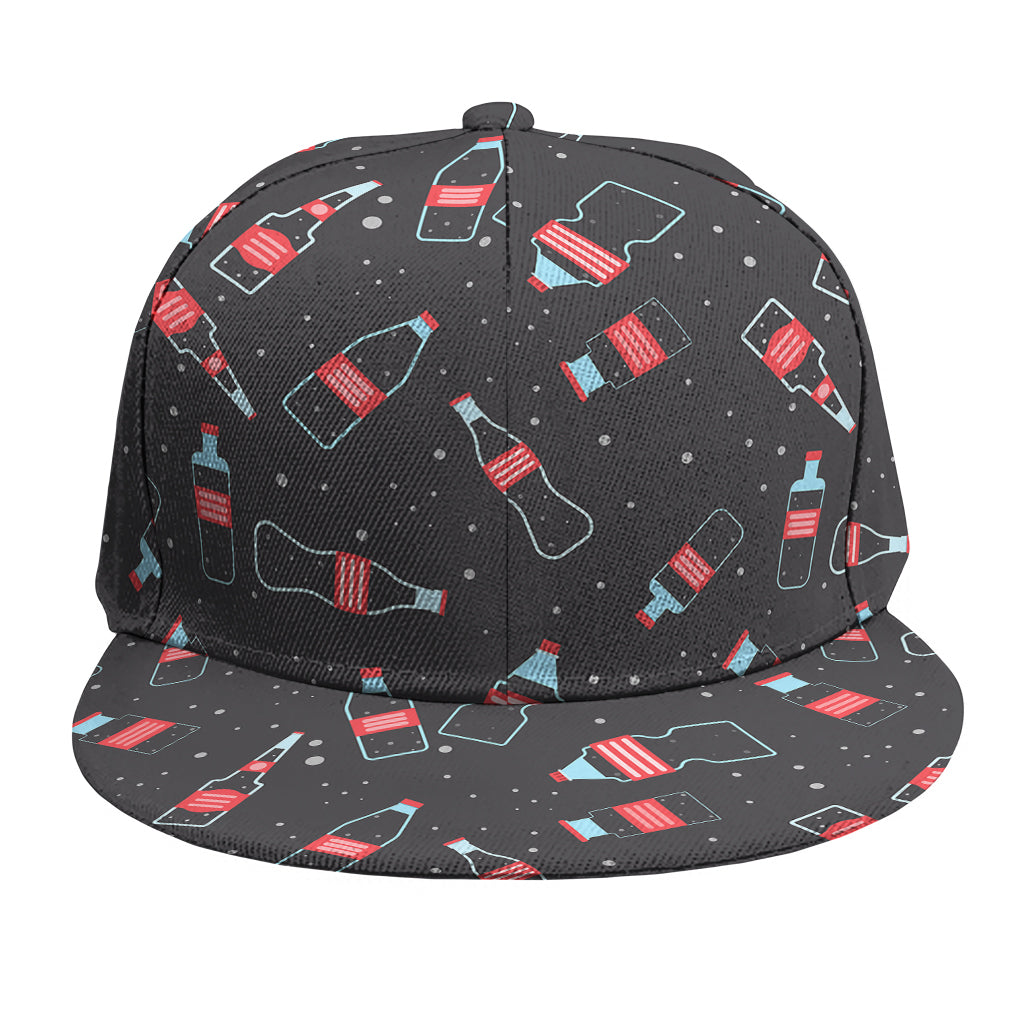 Cola Bottle Pattern Print Snapback Cap