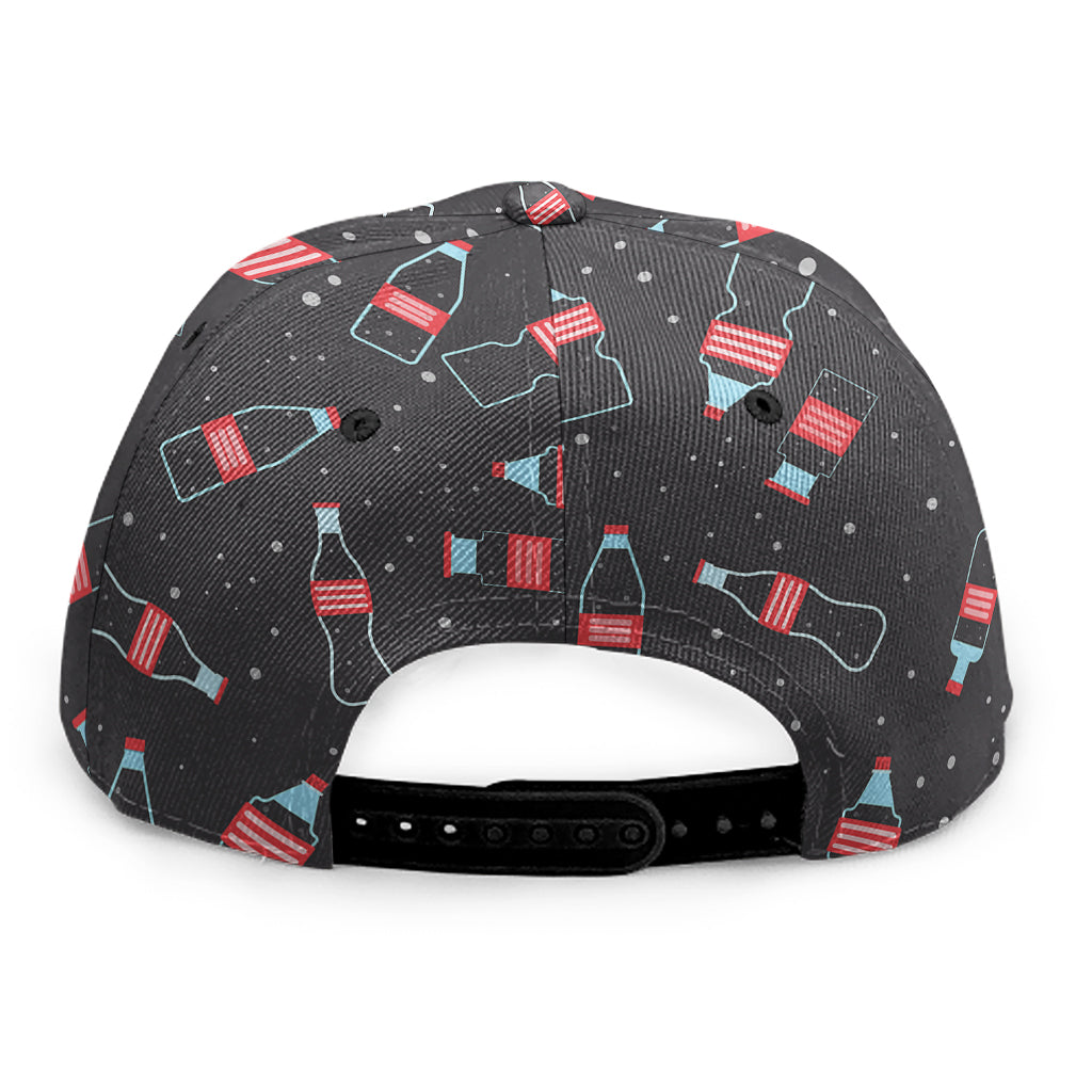 Cola Bottle Pattern Print Snapback Cap