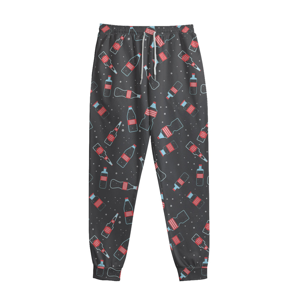 Cola Bottle Pattern Print Sweatpants
