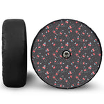 Cola Bottle Pattern Print Tire Cover With Camera Hole