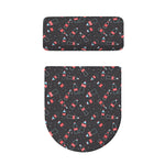 Cola Bottle Pattern Print Toilet Lid And Tank Cover Set