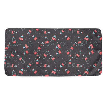 Cola Bottle Pattern Print Towel