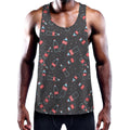 Cola Bottle Pattern Print Men's Workout Tank Top