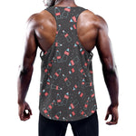 Cola Bottle Pattern Print Training Tank Top