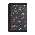Cola Bottle Pattern Print Trifold Wallet