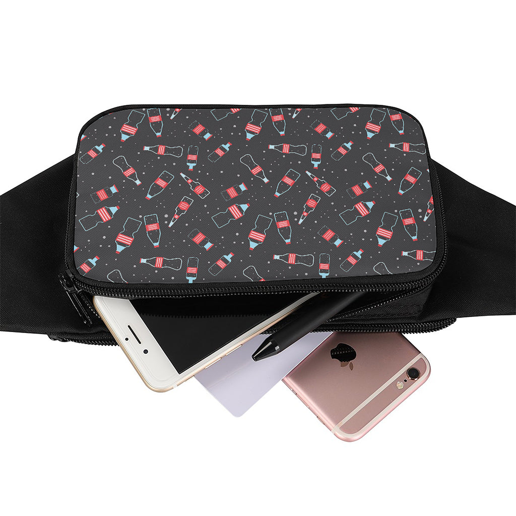 Cola Bottle Pattern Print Waist Bag