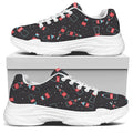 Cola Bottle Pattern Print White Chunky Shoes