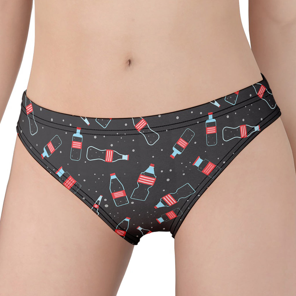 Cola Bottle Pattern Print Women's Panties
