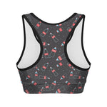 Cola Bottle Pattern Print Women's Sports Bra