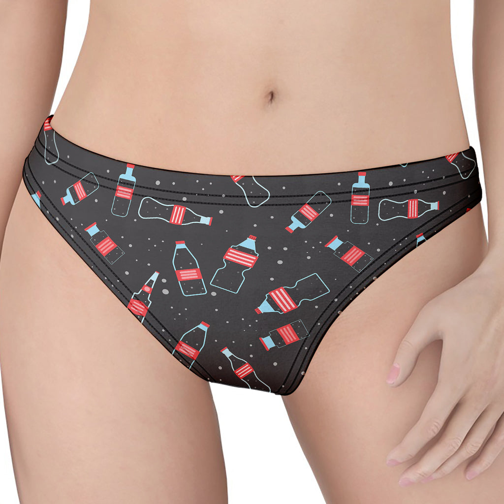 Cola Bottle Pattern Print Women's Thong