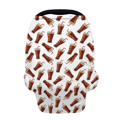 Cola Pattern Print Baby Seat Cover