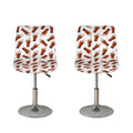 Cola Pattern Print Bar Stool Covers