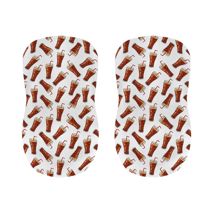 Cola Pattern Print Bar Stool Covers