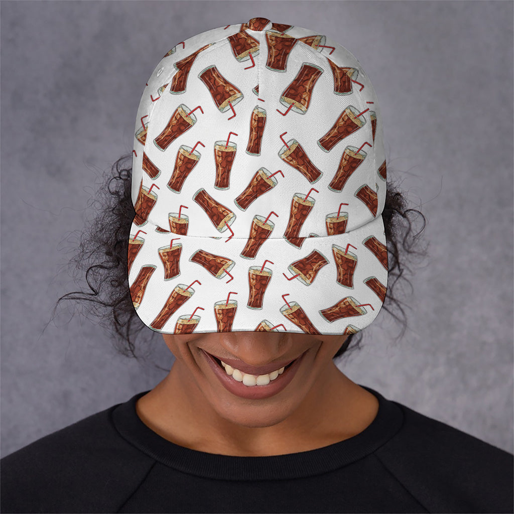 Cola Pattern Print Baseball Cap