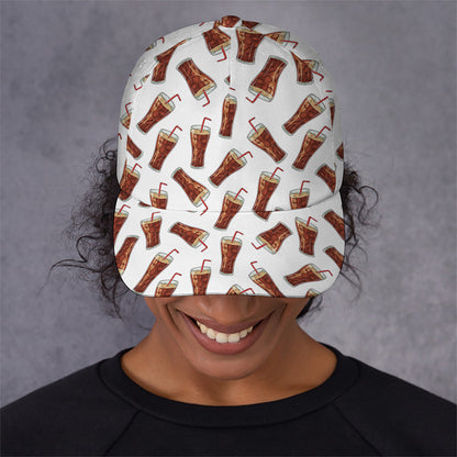 Cola Pattern Print Baseball Cap