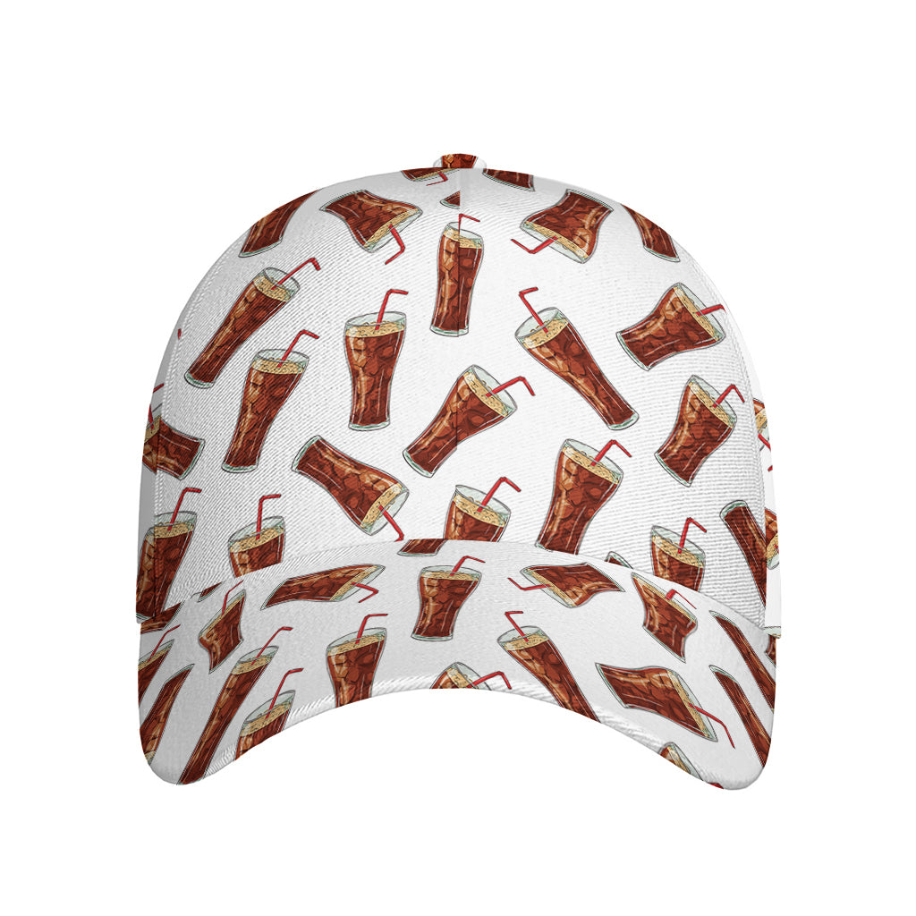 Cola Pattern Print Baseball Cap