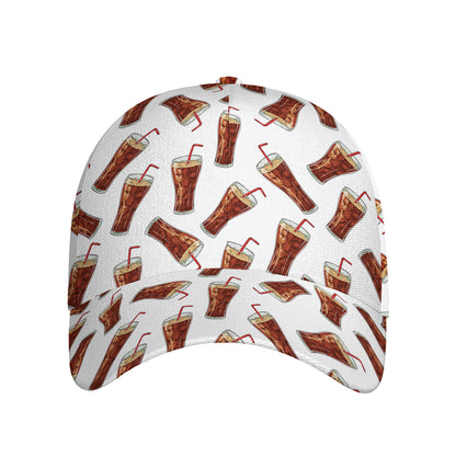 Cola Pattern Print Baseball Cap