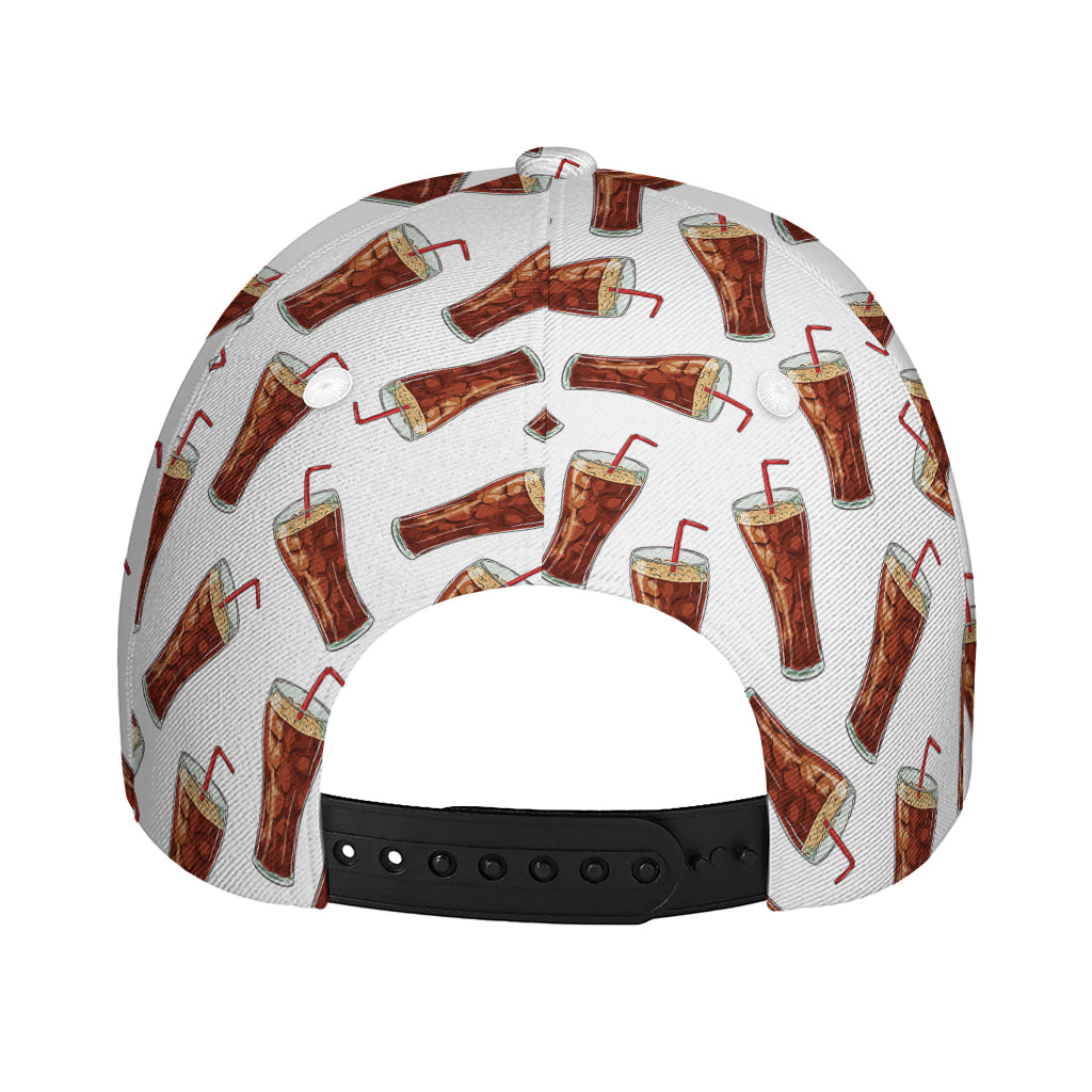 Cola Pattern Print Baseball Cap