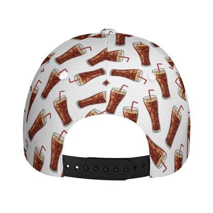Cola Pattern Print Baseball Cap