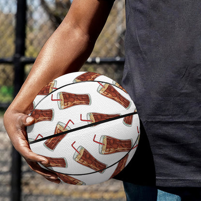Cola Pattern Print Basketball