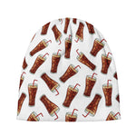 Cola Pattern Print Beanie