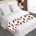 Cola Pattern Print Bed Runner