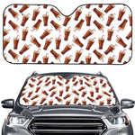 Cola Pattern Print Car Windshield Sun Shade