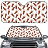 Cola Pattern Print Car Windshield Sun Shade