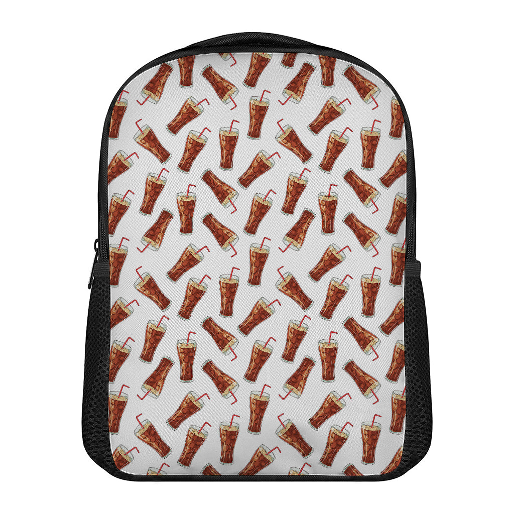 Cola Pattern Print Casual Backpack