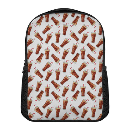 Cola Pattern Print Casual Backpack