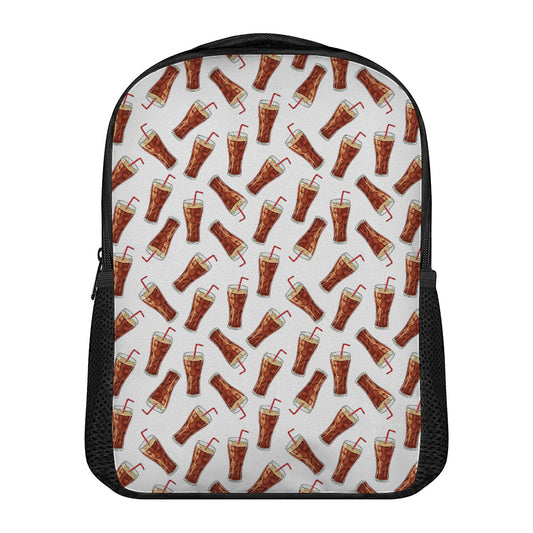 Cola Pattern Print Casual Backpack