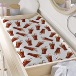 Cola Pattern Print Changing Pad Cover