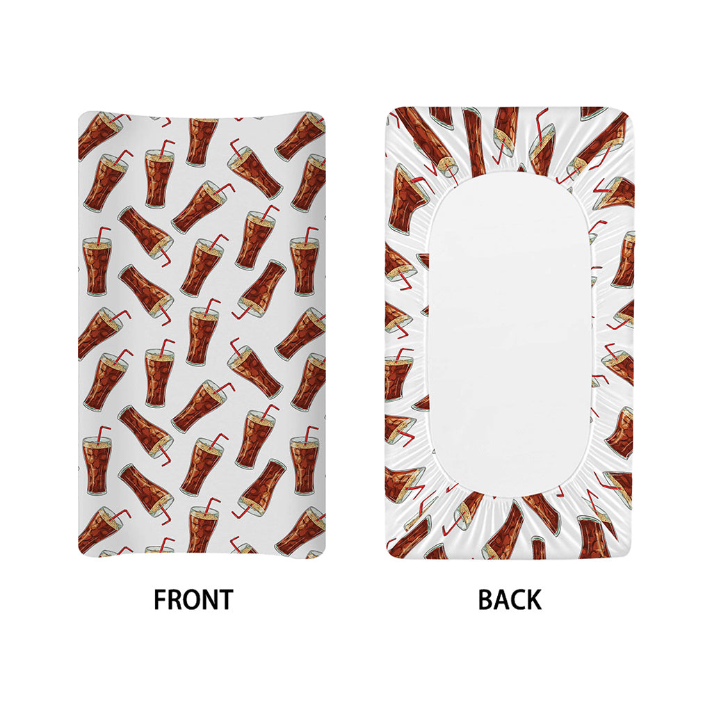 Cola Pattern Print Changing Pad Cover
