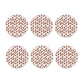 Cola Pattern Print Coaster Set
