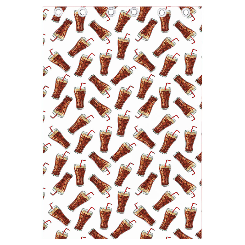 Cola Pattern Print Curtain