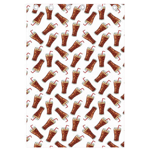 Cola Pattern Print Curtain