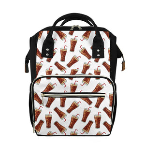 Cola Pattern Print Diaper Bag