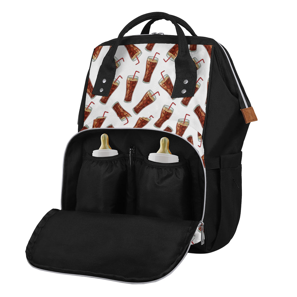 Cola Pattern Print Diaper Bag