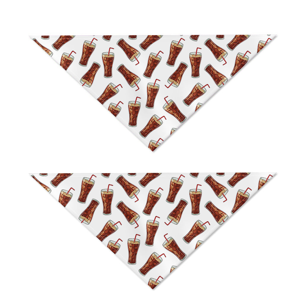 Cola Pattern Print Dog Bandana