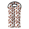 Cola Pattern Print Double Neoprene Wine Tote
